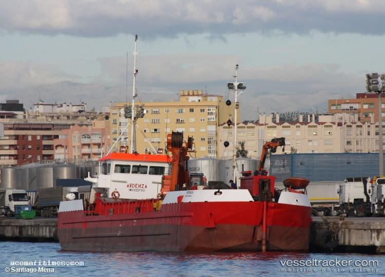 Ardenza - Service Ship vessel registered in Spain
