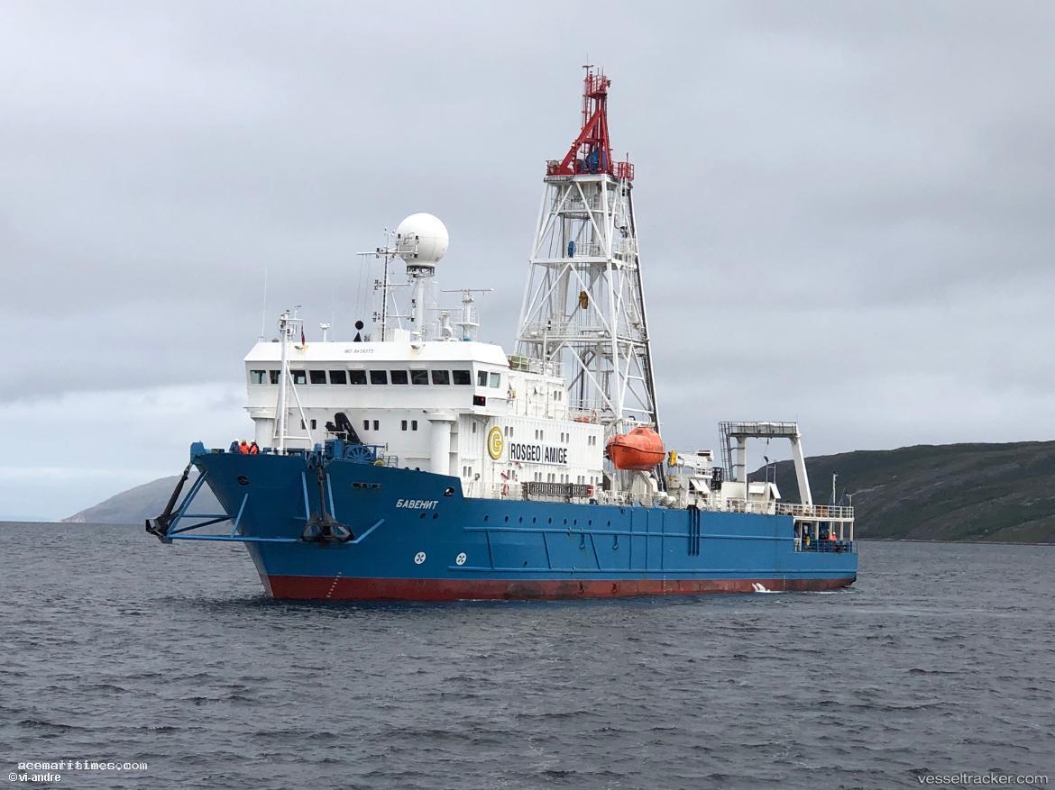 Bavenit - Drilling Ship vessel registered in Russia