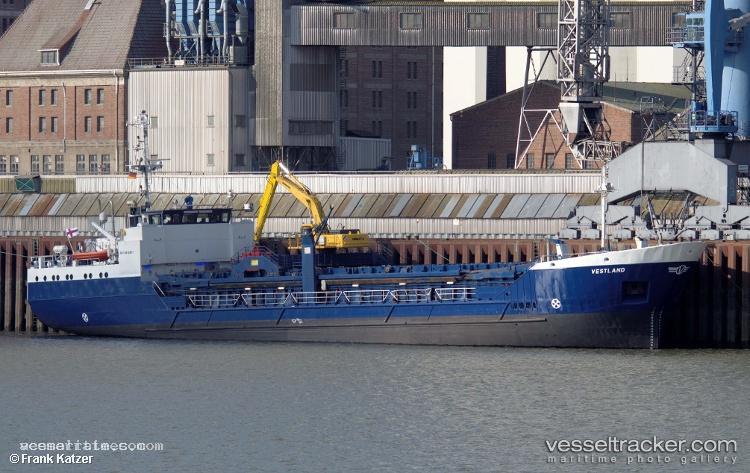 Vestland - Multi Purpose Carrier vessel registered in Denmark