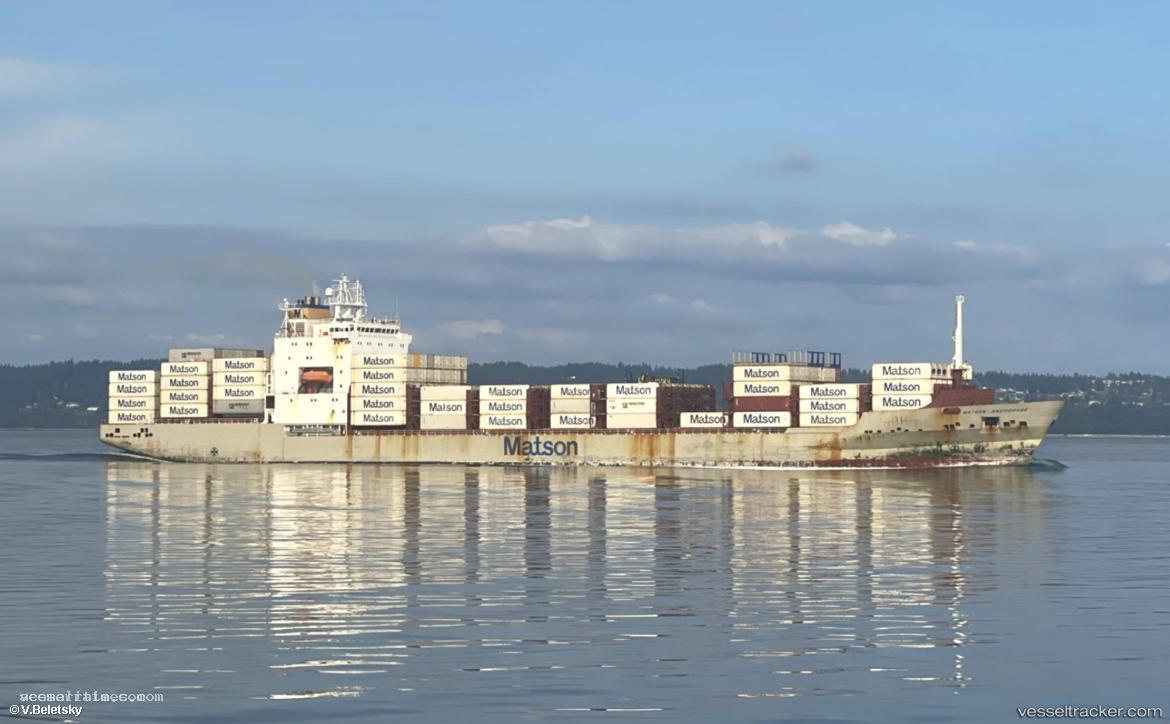 Matson-Anchorage - Container Ship vessel registered in United States of America