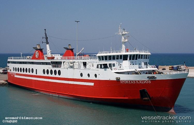 Andreas-Kalvos - Passenger Ro Ro Cargo Ship vessel registered in Greece