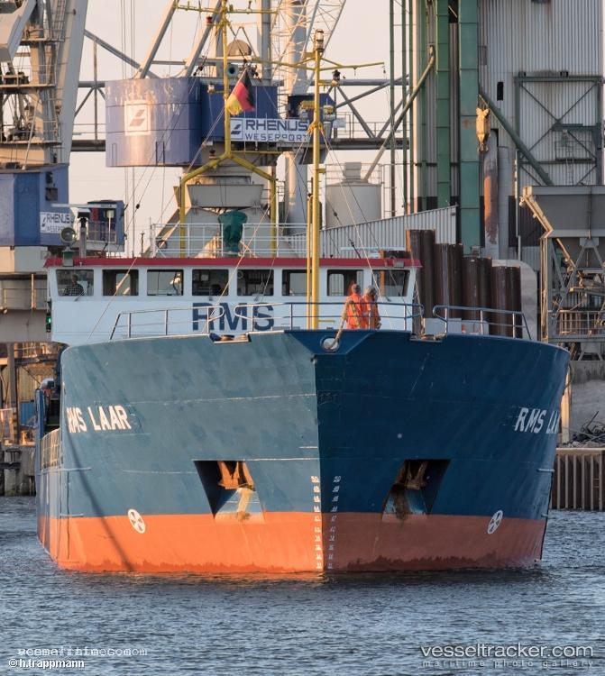 Rms-Laar - Deck Cargo Ship vessel registered in Liberia
