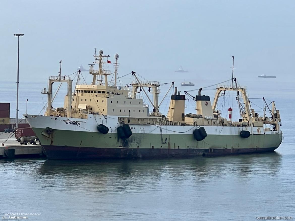 Tutungeni - Fish Factory Ship vessel registered in Namibia