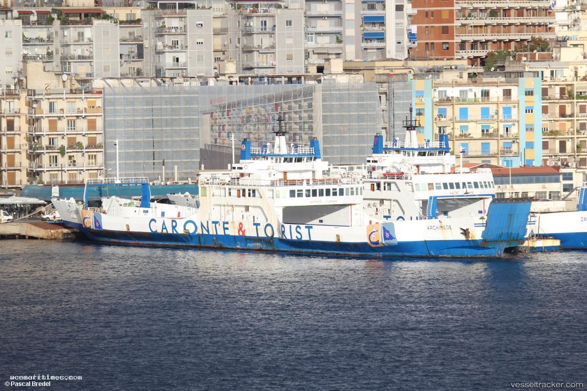 Archimede - Passenger Ro Ro Cargo Ship vessel registered in Italy