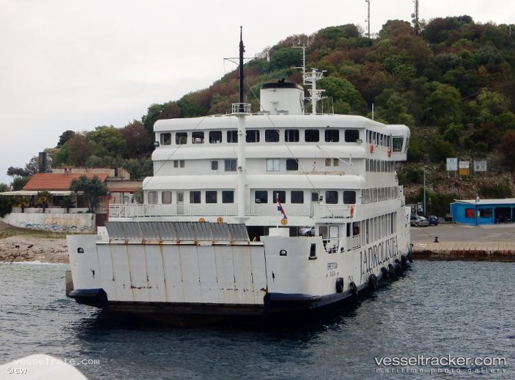 Brestova - Passenger Ro Ro Cargo Ship vessel registered in Croatia