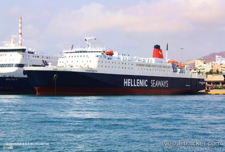 Nissos-Rodos - Passenger Ro Ro Cargo Ship vessel registered in Greece