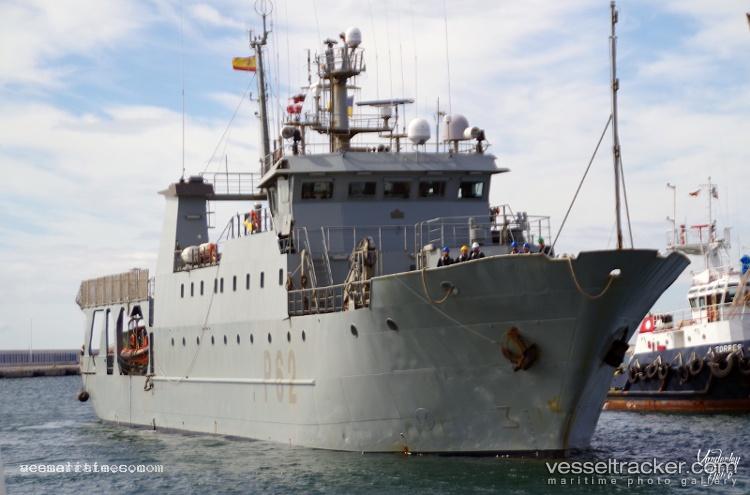 Sp-Warship-P62 - Fishing Support Vessel vessel registered in Spain