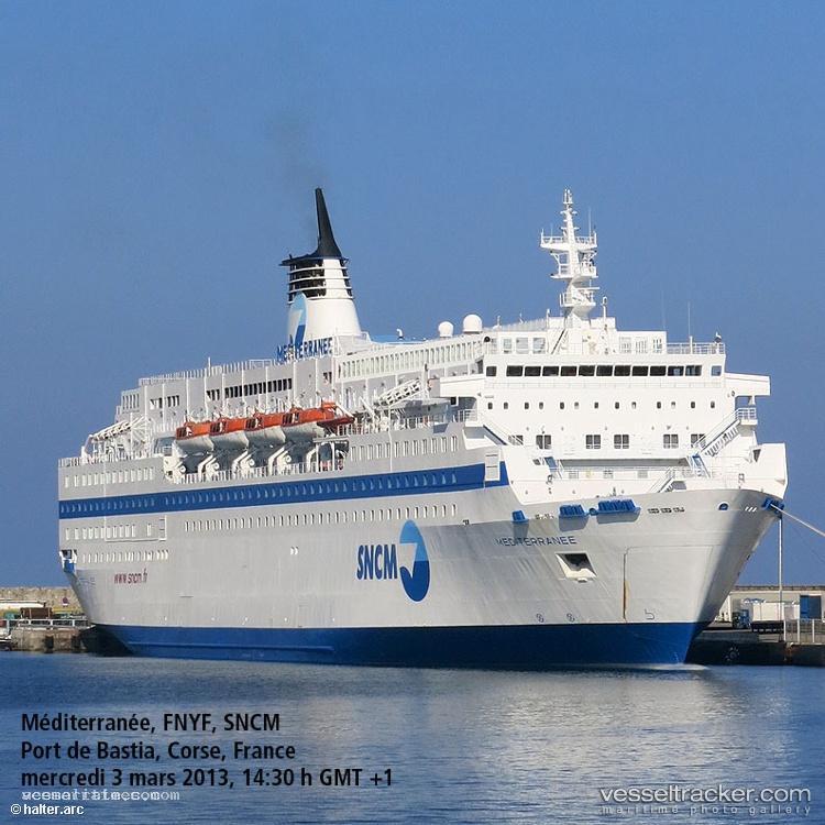 Mediterranee - Passenger Ro Ro Cargo Ship vessel registered in France