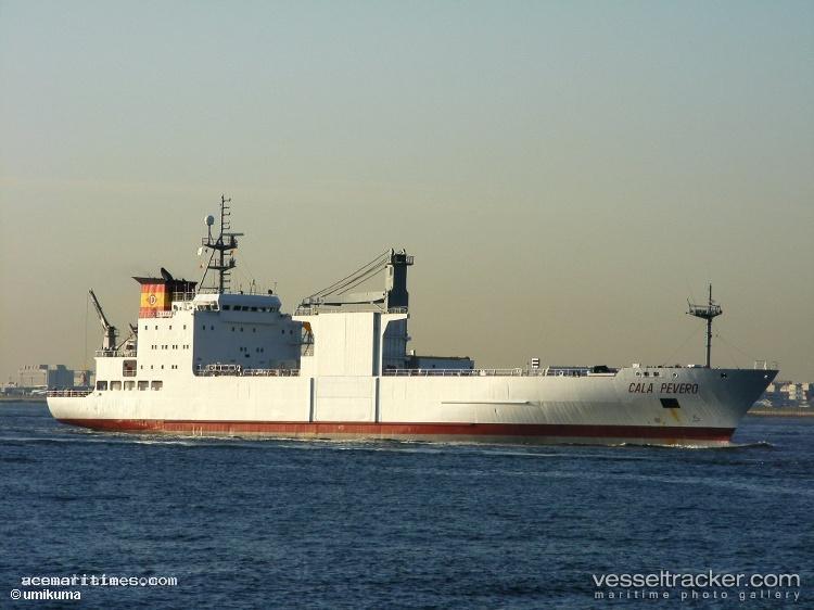 Cala-Pevero - Refrigerated Cargo Ship vessel registered in Curacao