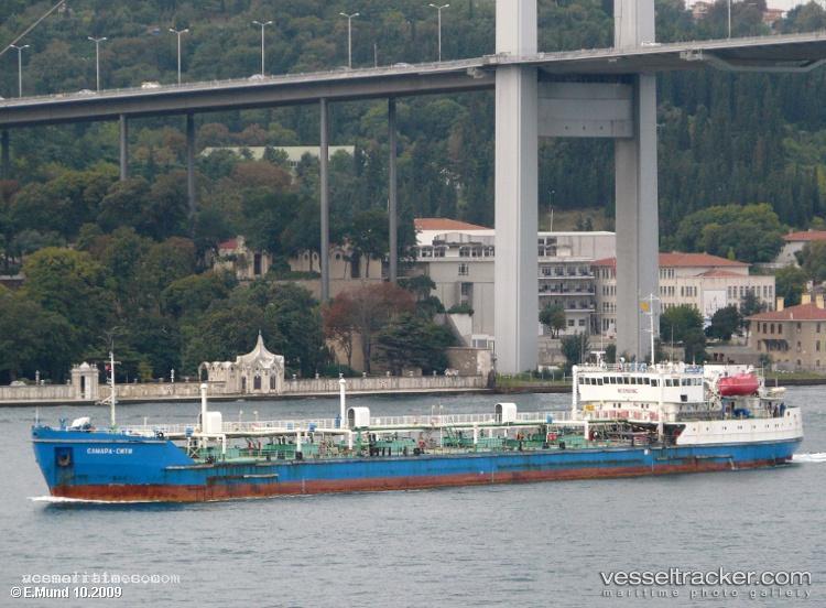 Samara-City - Chemical Oil Products Tanker vessel registered in Russia