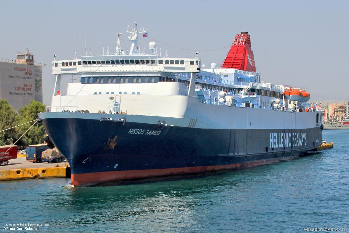 Nissos-Samos - Passenger Ro Ro Cargo Ship vessel registered in Greece