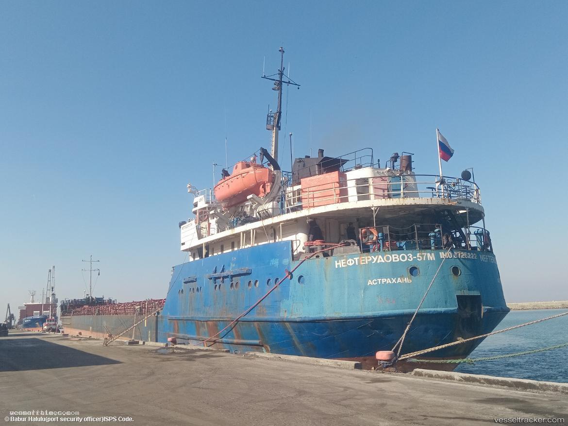 Nefterudovoz-57m - Ore Oil Carrier vessel registered in Russia