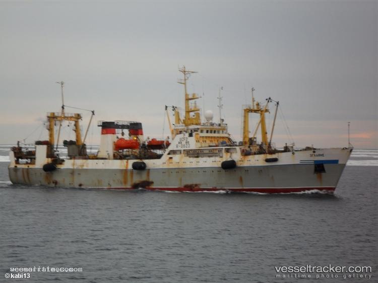 Eglaine - Fish Factory Ship vessel registered in Russia