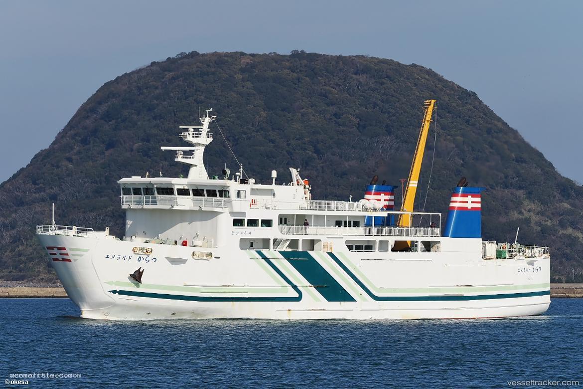 Emerald-Karatsu - Passenger Ro Ro Cargo Ship vessel registered in Japan