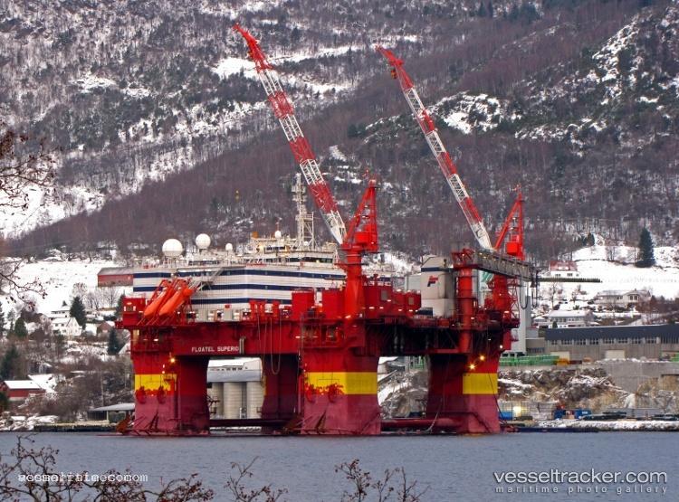 Floatel-Superior - Service Ship vessel registered in Bermuda