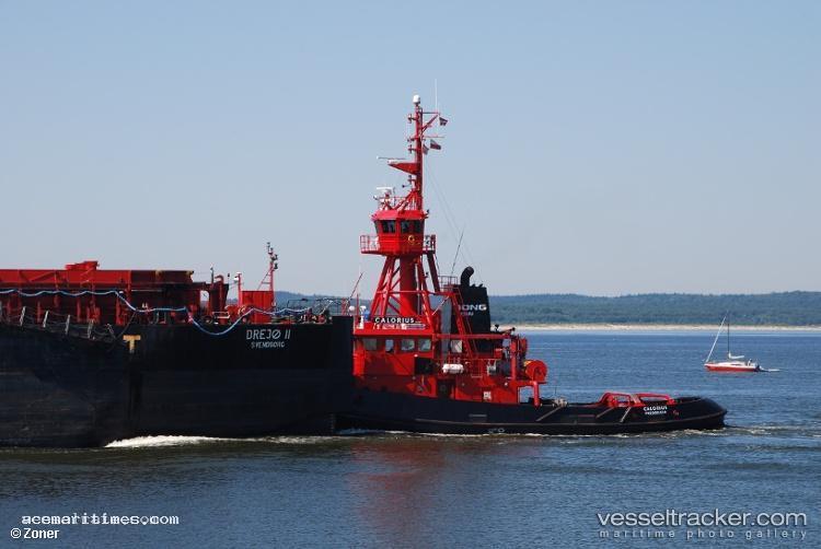 Calorius - Pusher Tug vessel registered in Denmark