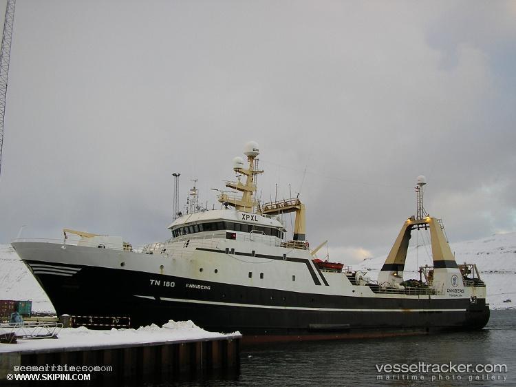 Enniberg - Fish Factory Ship vessel registered in Faeroe Islands