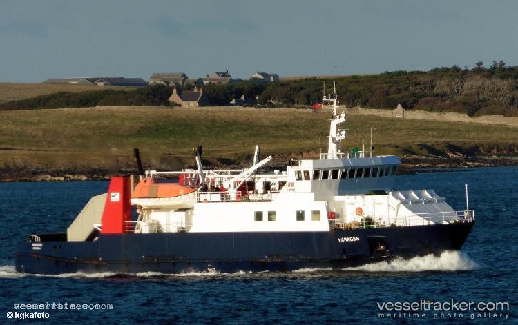 Varagen - Passenger Ro Ro Cargo Ship vessel registered in United Kingdom