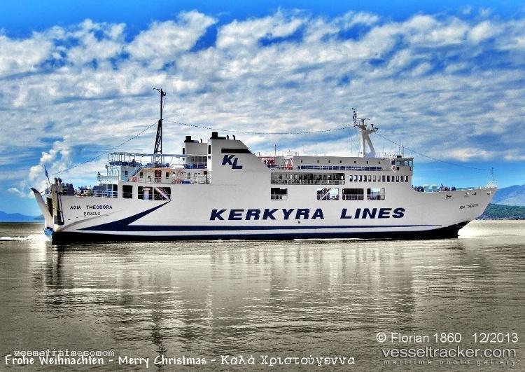 Agia-Theodora - Passenger Ro Ro Cargo Ship vessel registered in Greece