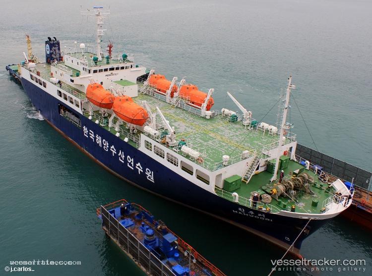 Ts-Hanwoori - Training Ship vessel registered in South Korea