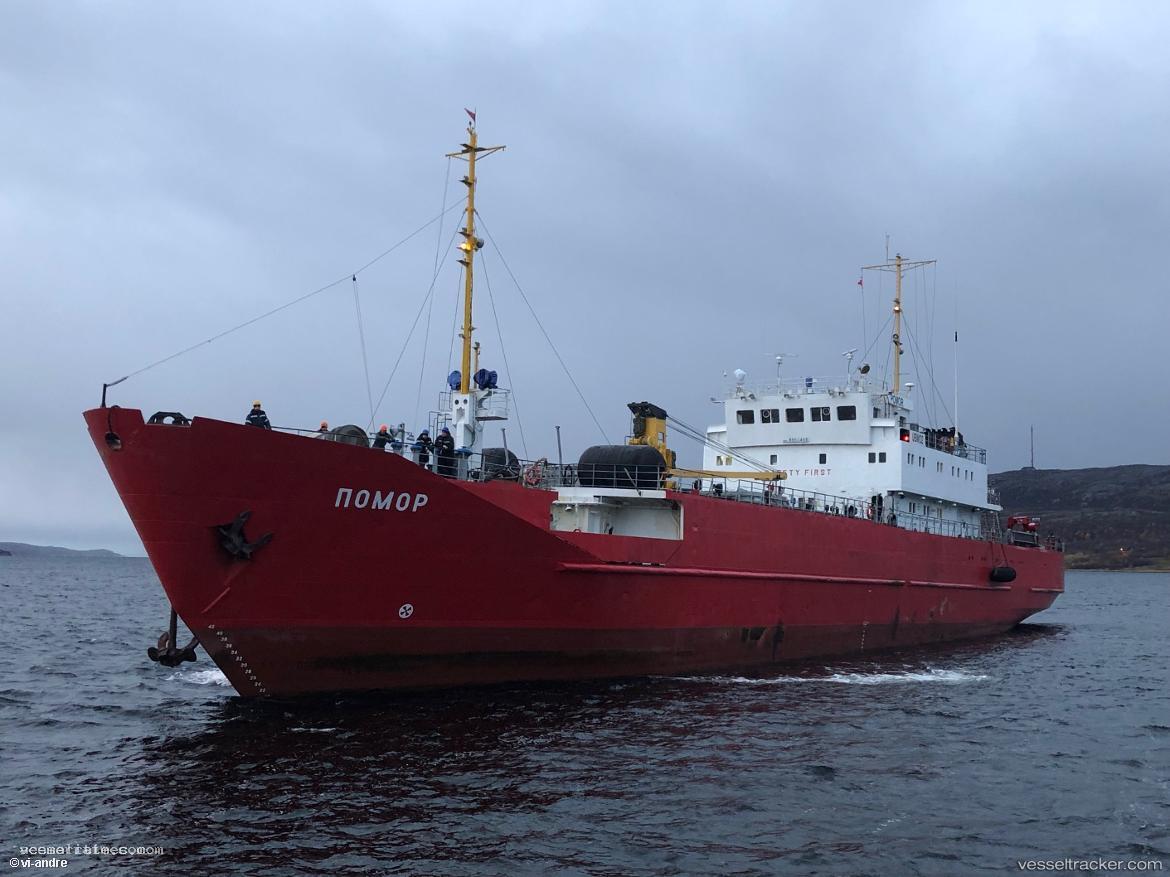 Pomor - Fish Carrier vessel registered in Russia