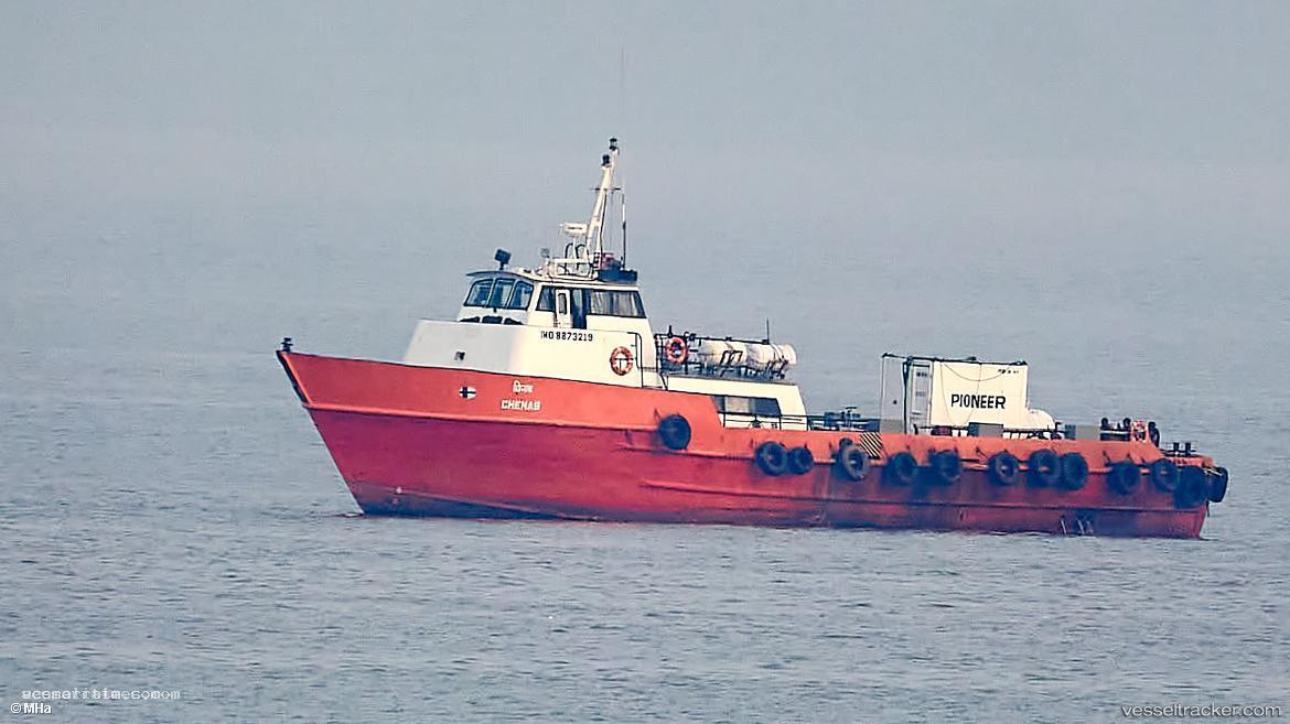 M-V-Chenab - Offshore Tug Supply Ship vessel registered in India
