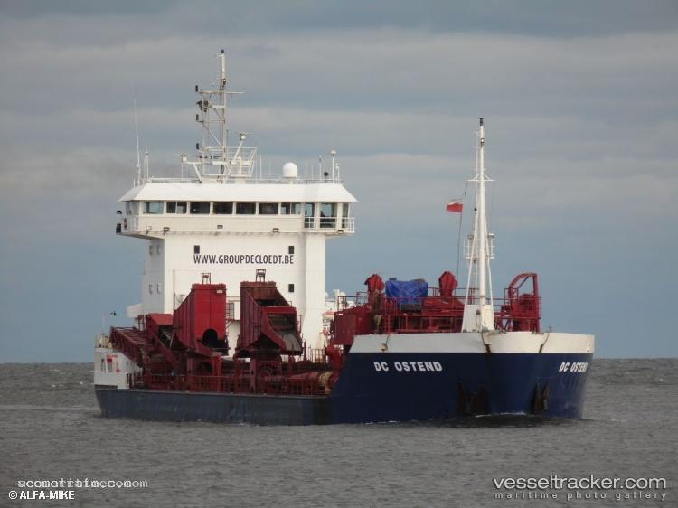 Dc-Ostend - Hopper Dredger vessel registered in Netherlands