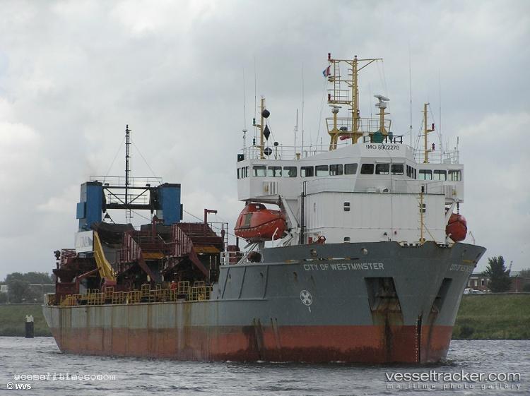 City-Of-Westminster - Hopper Dredger vessel registered in United Kingdom