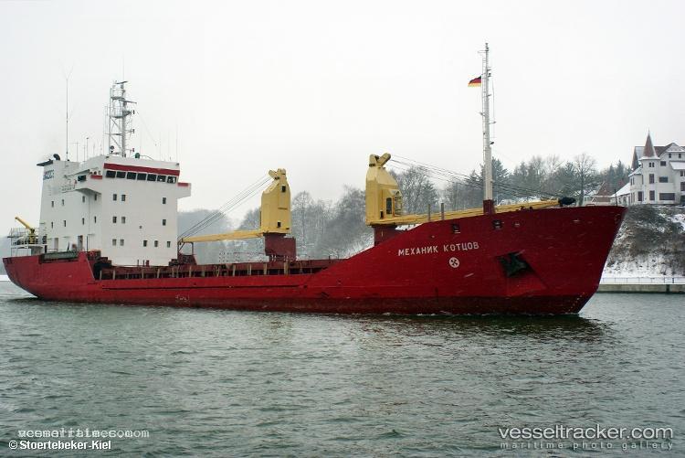 Mekhanik-Kottsov - General Cargo Ship vessel registered in Russia