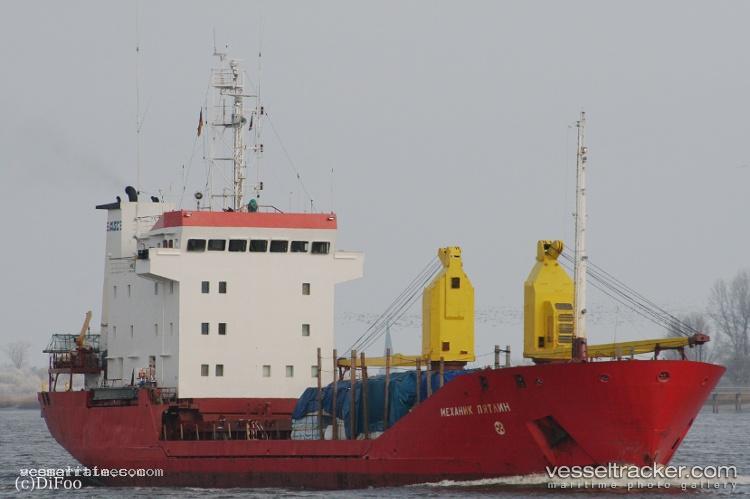 Mekhanik-Pyatlin - General Cargo Ship vessel registered in Russia