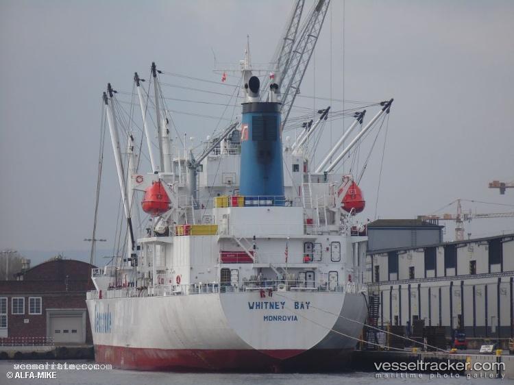 Whitney-Bay - Refrigerated Cargo Ship vessel registered in Liberia