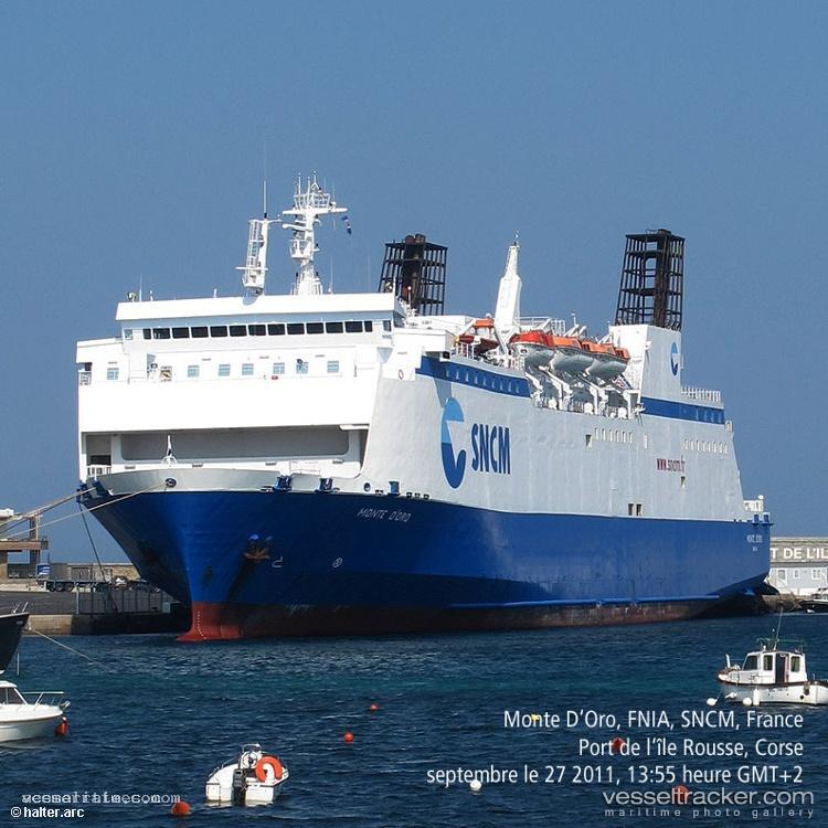 Monte-Doro - Passenger Ro Ro Cargo Ship vessel registered in France