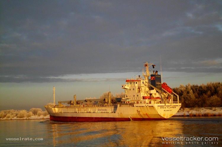 Breiz-Klipper - Refrigerated Cargo Ship vessel registered in Curacao