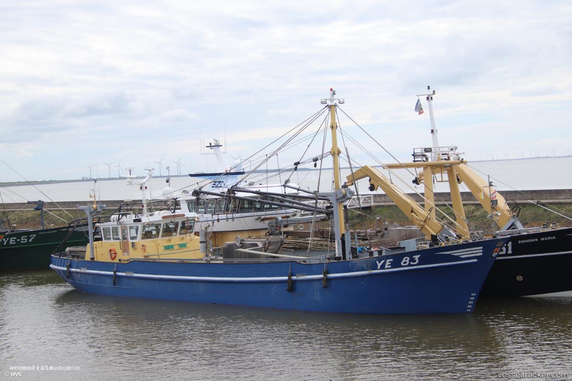 Ye-83-Schelpdier - Fishing Vessel vessel registered in Netherlands