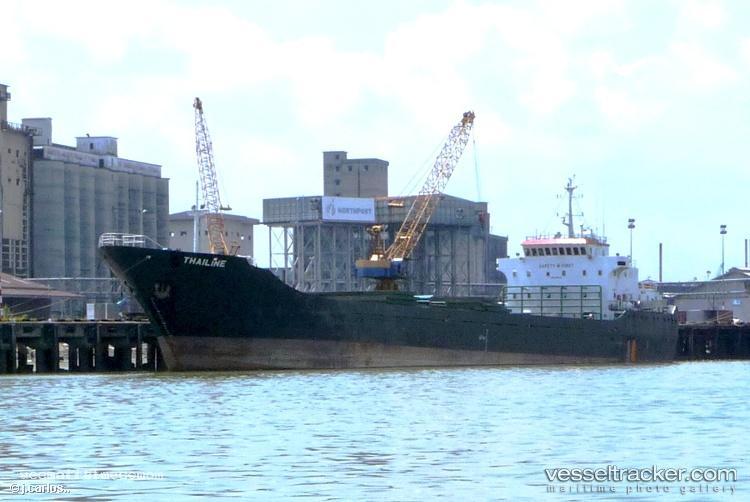Mv-Thailine - General Cargo Ship vessel registered in Malaysia