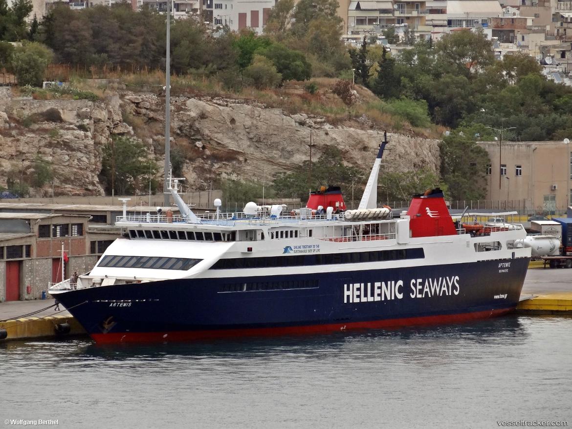Artemis - Passenger Ro Ro Cargo Ship vessel registered in Greece