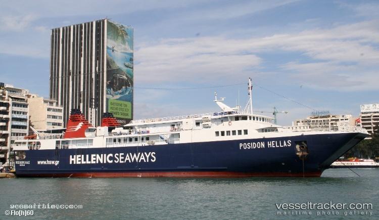 Poseidonas - Passenger Ro Ro Cargo Ship vessel registered in Greece