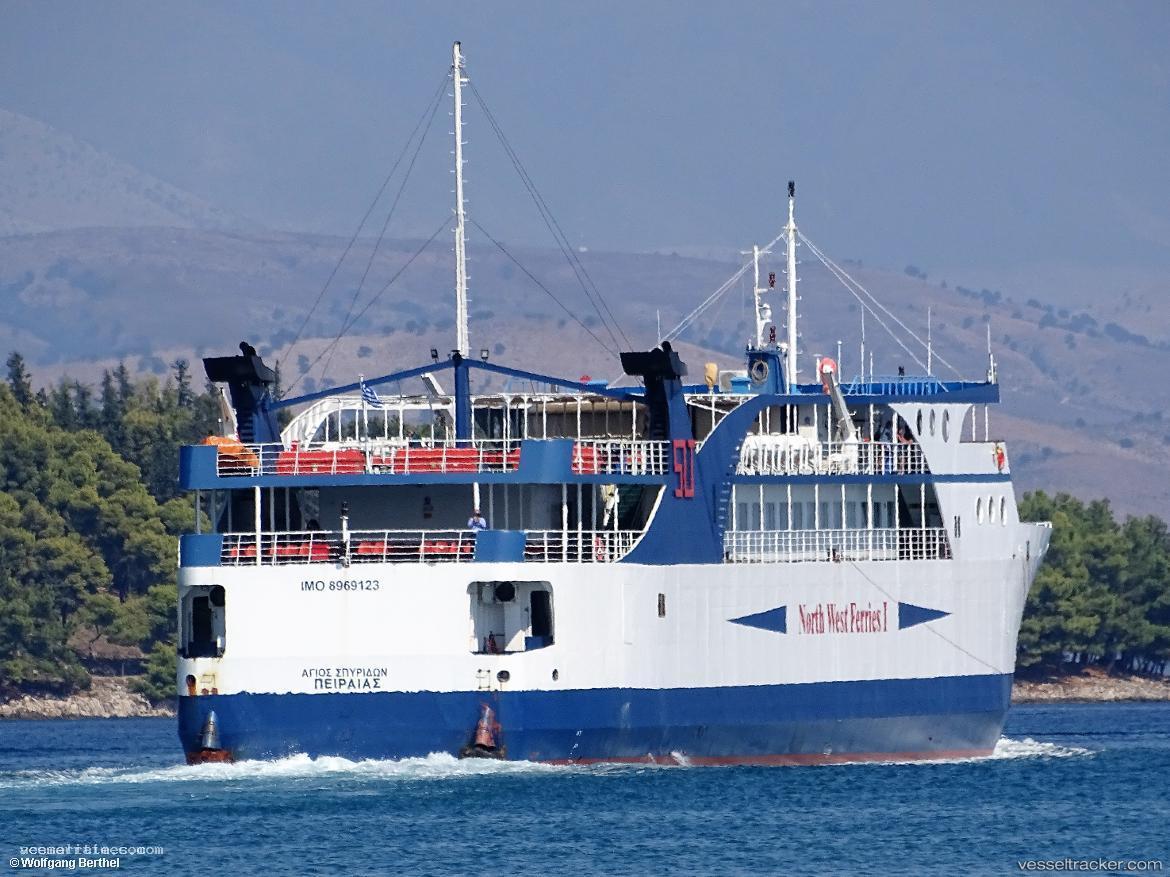 Agios-Spiridon - Passenger Ro Ro Cargo Ship vessel registered in Greece