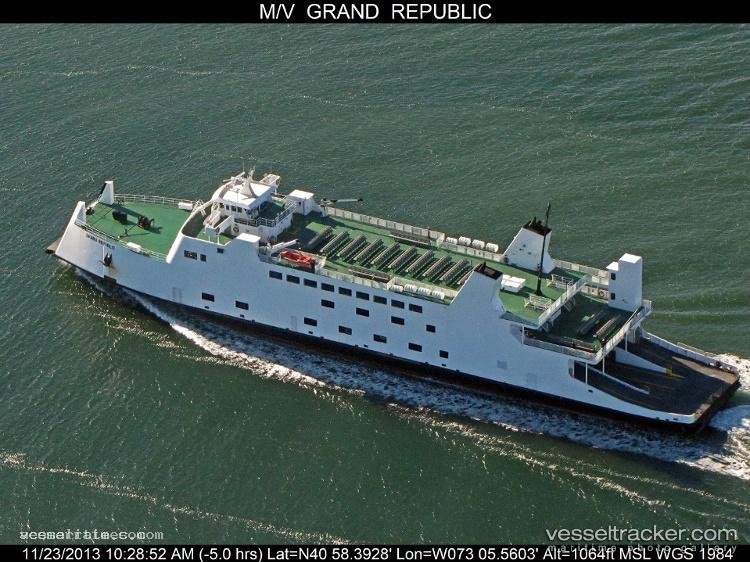 Grand-Republic - Passenger Ro Ro Cargo Ship vessel registered in United States of America