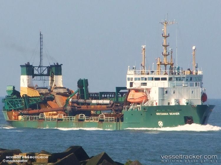 Britannia-Beaver - Hopper Dredger vessel registered in United Kingdom