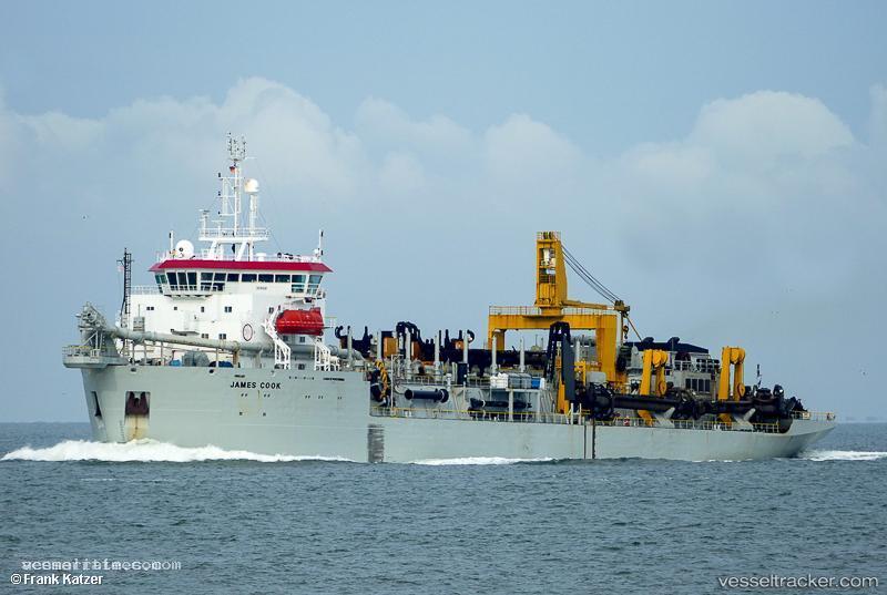 James-Cook - Hopper Dredger vessel registered in Luxembourg