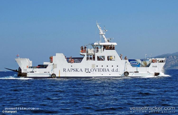 Rab - Passenger Ro Ro Cargo Ship vessel registered in Croatia