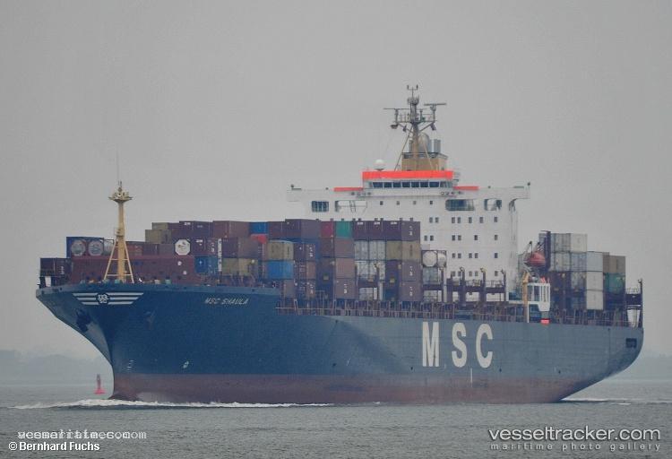 Msc-Shaula - Container Ship vessel registered in Liberia