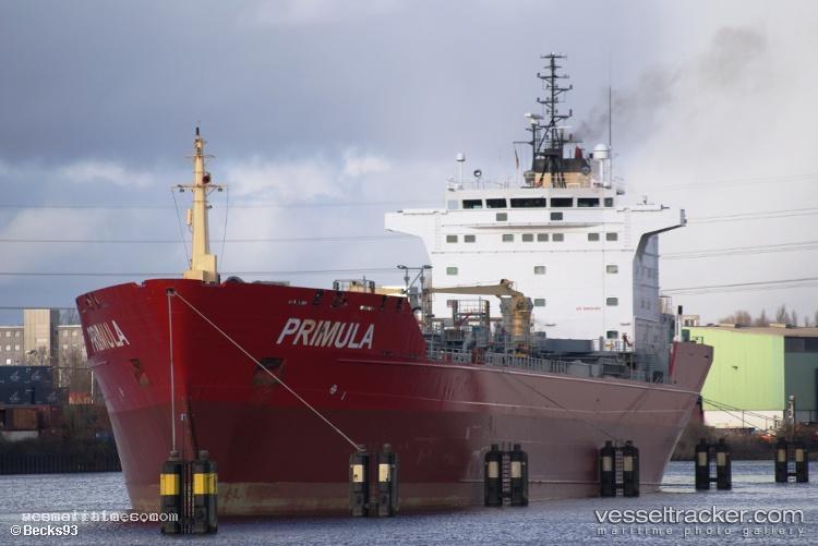 Primula - Chemical Oil Products Tanker vessel registered in Belize