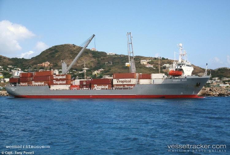 Tropic-Sun - Container Ship vessel registered in Saint Vincent and the Grenadines