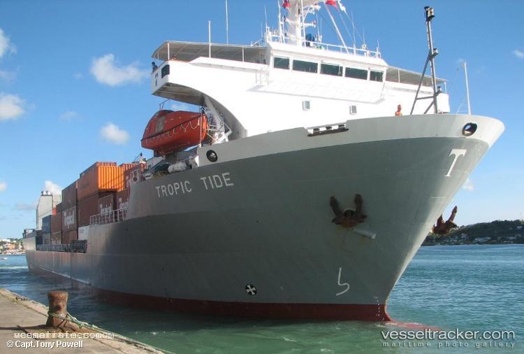 Tropic-Tide - Container Ship vessel registered in Saint Vincent and the Grenadines