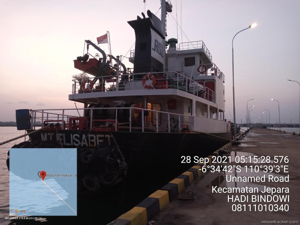Mt.elisabet - Oil Products Tanker vessel registered in Indonesia