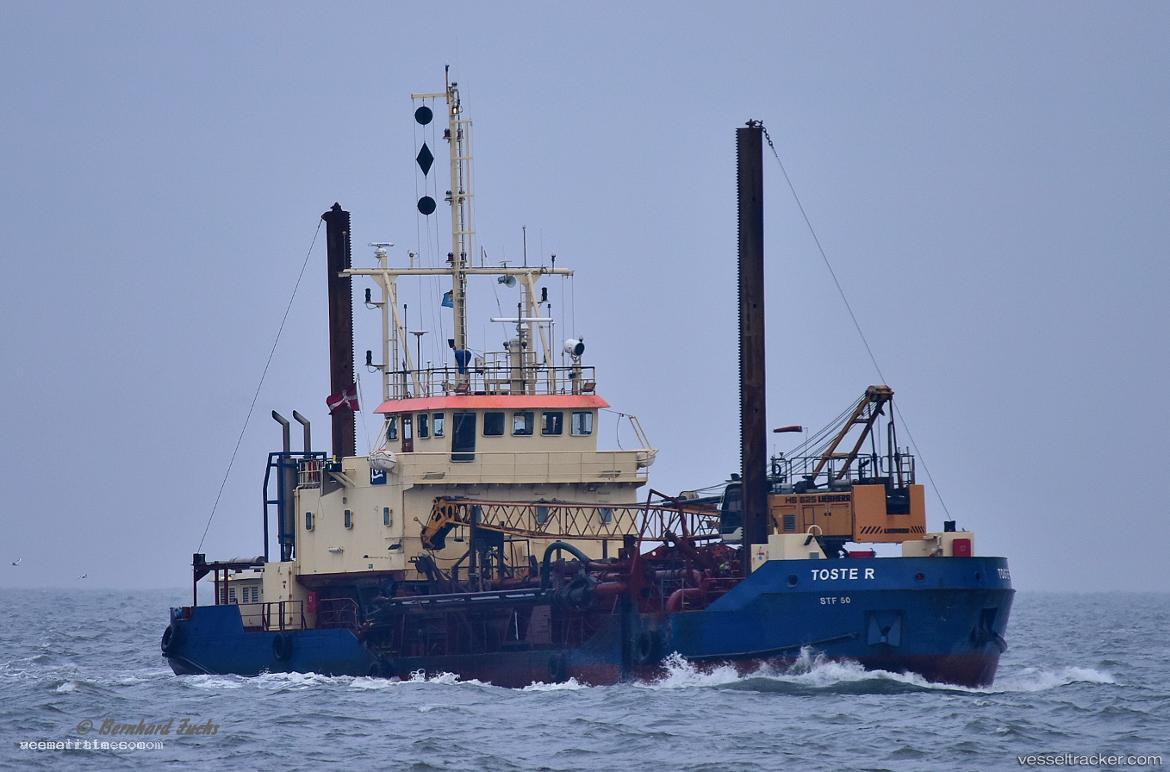 Toste-R - Hopper Dredger vessel registered in Denmark