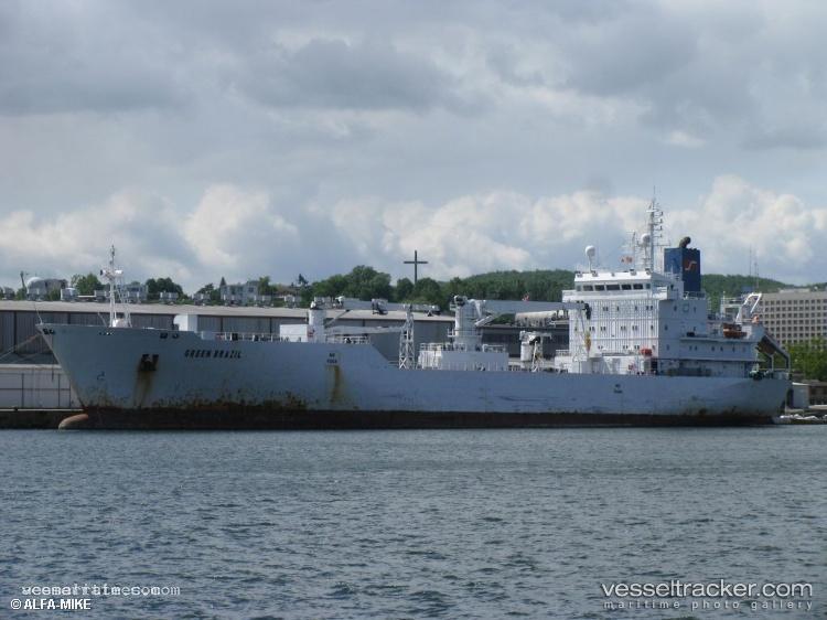 Green-Brazil - Refrigerated Cargo Ship vessel registered in Bahamas