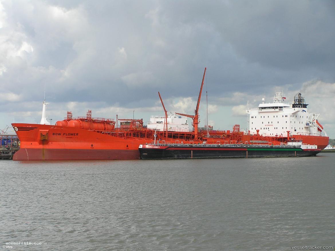 Bow-Flower - Chemical Oil Products Tanker vessel registered in Marshall Islands